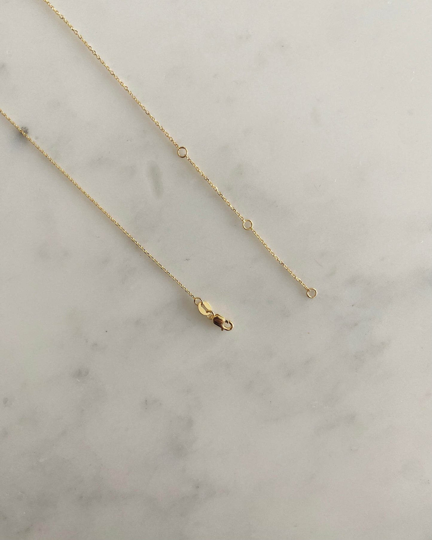 Adjustable 14 Karat Gold Chain(16-18)